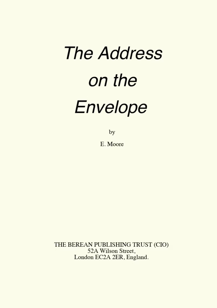 Address on the Envelope
